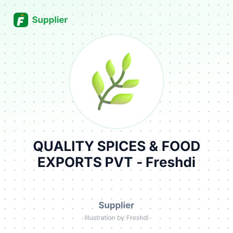 QUALITY SPICES & FOOD EXPORTS PVT – summary card, no photo uploaded yet