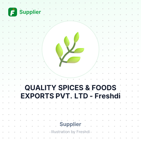 QUALITY SPICES & FOODS EXPORTS PVT. LTD – summary card, no photo uploaded yet