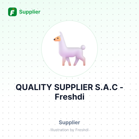 QUALITY SUPPLIER S.A.C – summary card, no photo uploaded yet