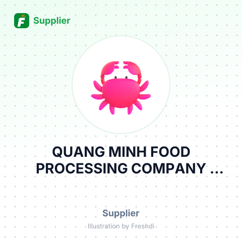 QUANG MINH FOOD PROCESSING COMPANY LIMITED – summary card, no photo uploaded yet