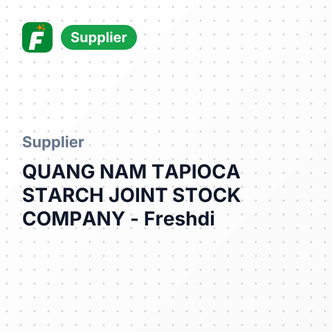 QUANG NAM TAPIOCA STARCH JOINT STOCK COMPANY – summary card, no photo uploaded yet