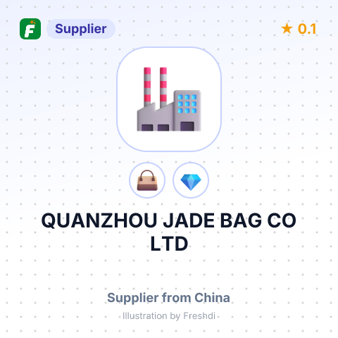 QUANZHOU JADE BAG CO, LTD – summary card, no photo uploaded yet