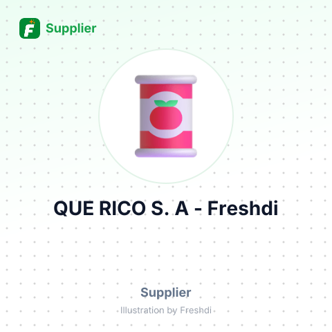 QUE RICO S. A – summary card, no photo uploaded yet