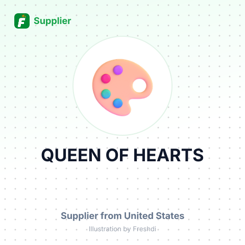 QUEEN OF HEARTS – summary card, no photo uploaded yet