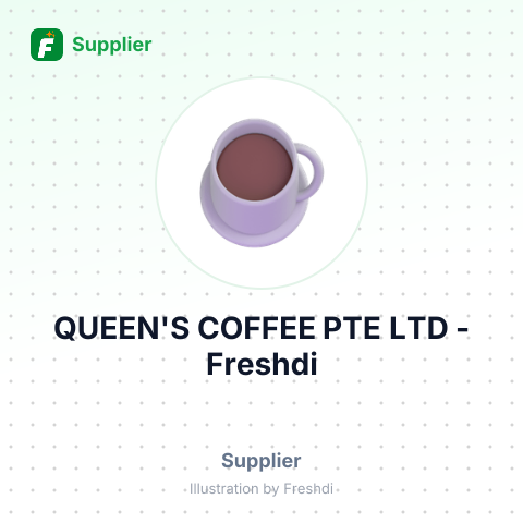 QUEEN'S COFFEE PTE LTD – summary card, no photo uploaded yet