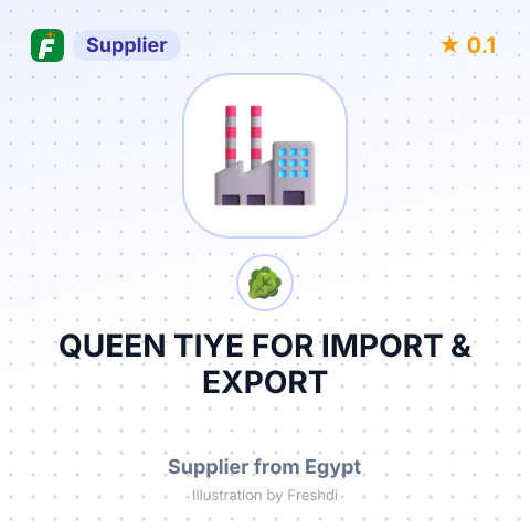 QUEEN TIYE FOR IMPORT & EXPORT – summary card, no photo uploaded yet
