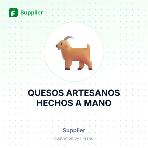 QUESOS ARTESANOS HECHOS A MANO – summary card, no photo uploaded yet