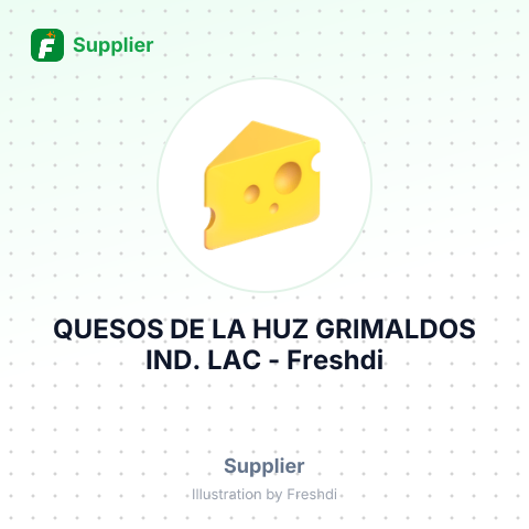 QUESOS DE LA HUZ GRIMALDOS IND. LAC – summary card, no photo uploaded yet