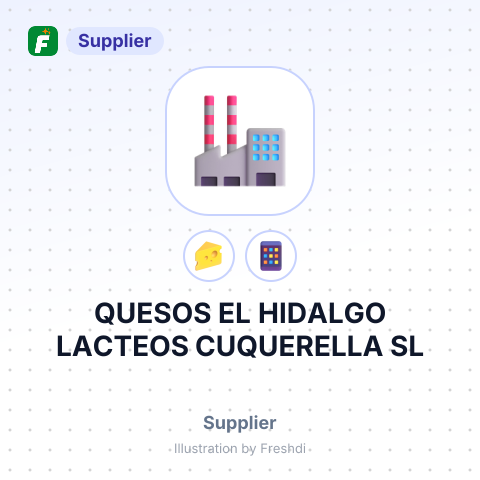 QUESOS EL HIDALGO LACTEOS CUQUERELLA SL – summary card, no photo uploaded yet