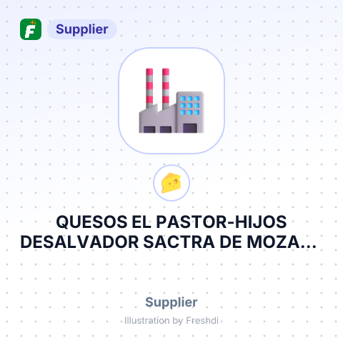 QUESOS EL PASTOR-HIJOS DESALVADOR SACTRA DE MOZAR – summary card, no photo uploaded yet