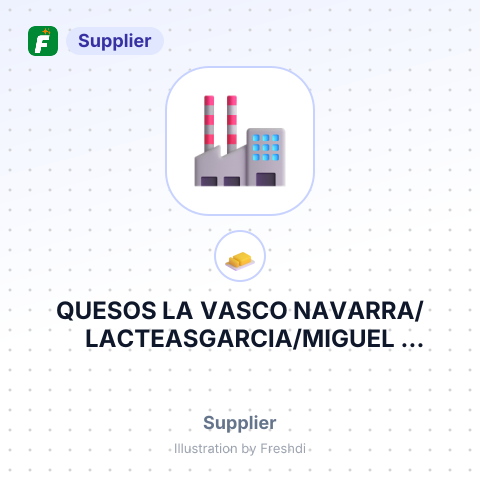 QUESOS LA VASCO NAVARRA/LACTEASGARCIA/MIGUEL ESPAÑA/QUESCREM/PALACIOS/AURCCHIO – summary card, no photo uploaded yet