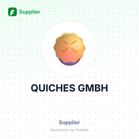 QUICHES GMBH – summary card, no photo uploaded yet