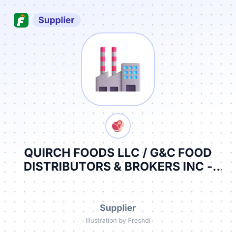 QUIRCH FOODS LLC / G&C FOOD DISTRIBUTORS & BROKERS INC – summary card, no photo uploaded yet