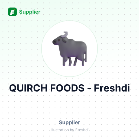 QUIRCH FOODS – summary card, no photo uploaded yet
