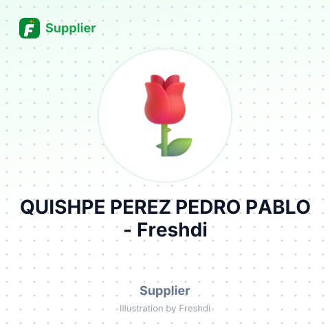 QUISHPE PEREZ PEDRO PABLO – summary card, no photo uploaded yet