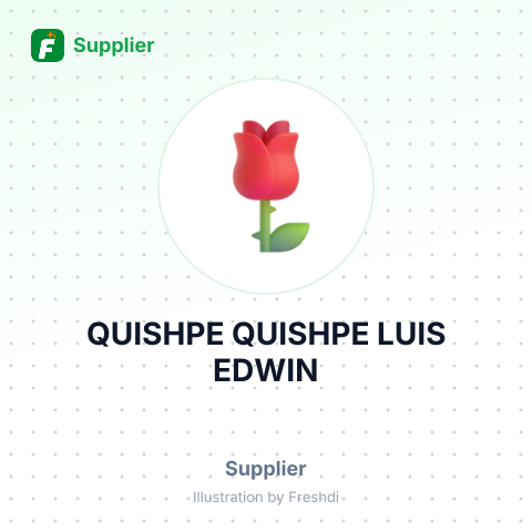 QUISHPE QUISHPE LUIS EDWIN – summary card, no photo uploaded yet