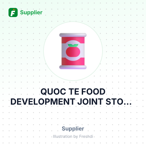 QUOC TE FOOD DEVELOPMENT JOINT STOCK COMPANY – summary card, no photo uploaded yet