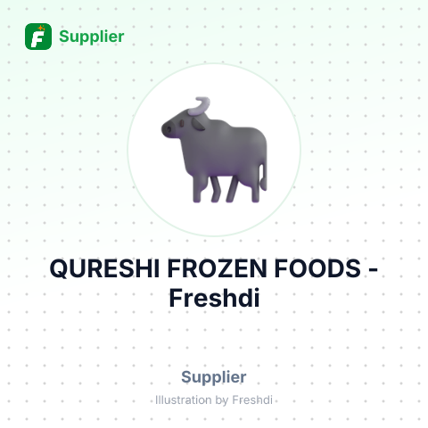 QURESHI FROZEN FOODS – summary card, no photo uploaded yet