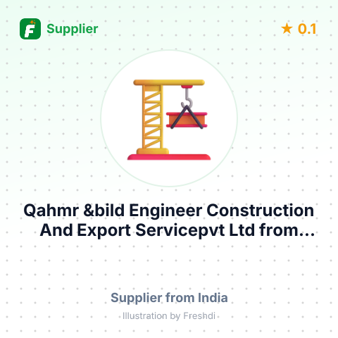 Qahmr &bild Engineer Construction And Export Servicepvt Ltd  – summary card, no photo uploaded yet