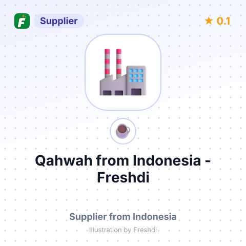 Qahwah   – summary card, no photo uploaded yet