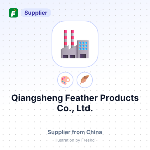 Qiangsheng Feather Products Co., Ltd. – summary card, no photo uploaded yet