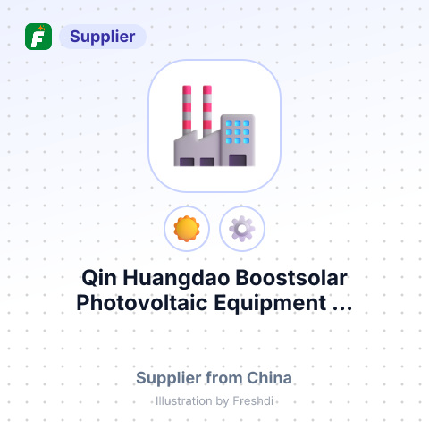 Qin Huangdao Boostsolar Photovoltaic Equipment ... – summary card, no photo uploaded yet