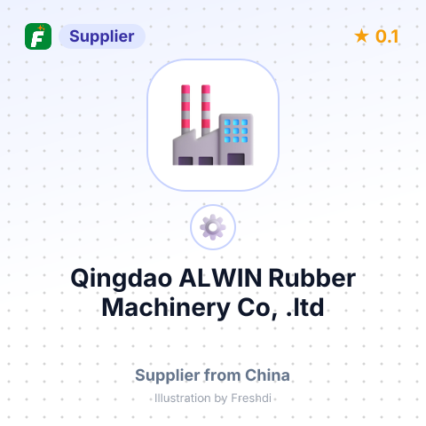 Qingdao ALWIN Rubber Machinery Co, .ltd – summary card, no photo uploaded yet
