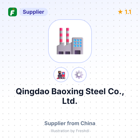 Qingdao Baoxing Steel Co., Ltd. – summary card, no photo uploaded yet