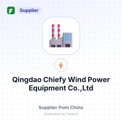 Qingdao Chiefy Wind Power Equipment Co.,Ltd – summary card, no photo uploaded yet