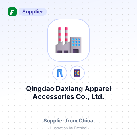 Qingdao Daxiang Apparel Accessories Co., Ltd. – summary card, no photo uploaded yet