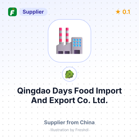 Qingdao Days Food Import And Export Co., Ltd. – summary card, no photo uploaded yet