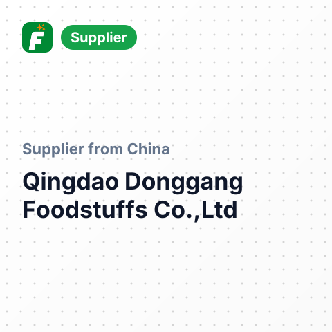 Qingdao Donggang Foodstuffs Co.,Ltd – summary card, no photo uploaded yet