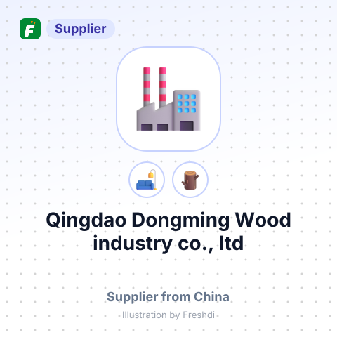 Qingdao Dongming Wood industry co., ltd – summary card, no photo uploaded yet
