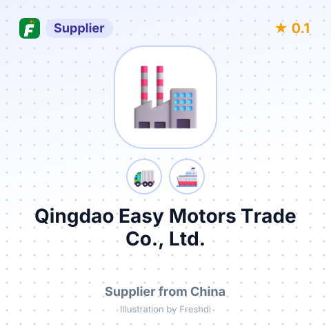 Qingdao Easy Motors Trade Co., Ltd. – summary card, no photo uploaded yet