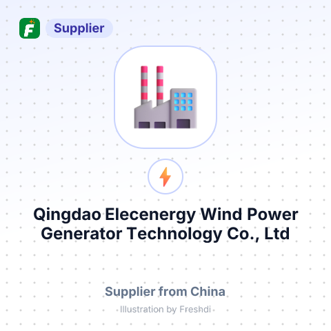 Qingdao Elecenergy Wind Power Generator Technology Co., Ltd – summary card, no photo uploaded yet