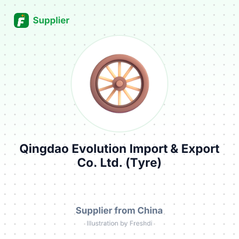 Qingdao Evolution Import & Export Co., Ltd. (Tyre) – summary card, no photo uploaded yet