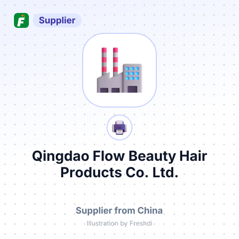 Qingdao Flow Beauty Hair Products Co., Ltd. – summary card, no photo uploaded yet
