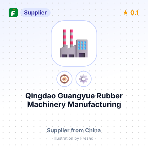 Qingdao Guangyue Rubber Machinery Manufacturing Co., Ltd. – summary card, no photo uploaded yet