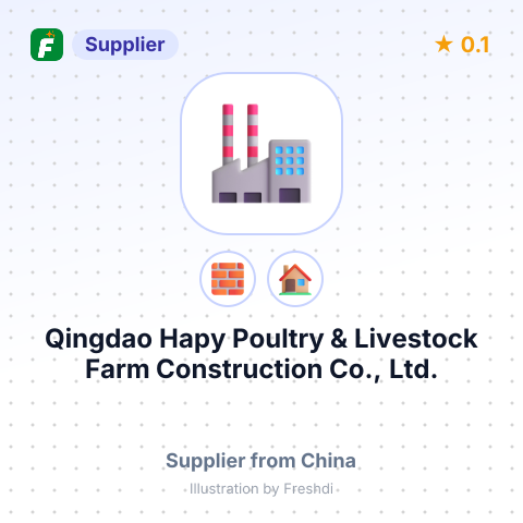 Qingdao Hapy Poultry & Livestock Farm Construction Co., Ltd. – summary card, no photo uploaded yet