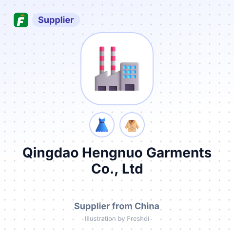 Qingdao Hengnuo Garments Co., Ltd – summary card, no photo uploaded yet