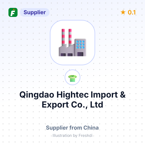 Qingdao Hightec Import & Export Co., Ltd – summary card, no photo uploaded yet