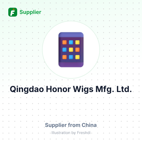 Qingdao Honor Wigs Mfg. Ltd. – summary card, no photo uploaded yet