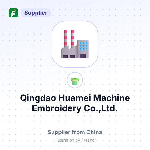 Qingdao Huamei Machine Embroidery Co.,Ltd. – summary card, no photo uploaded yet