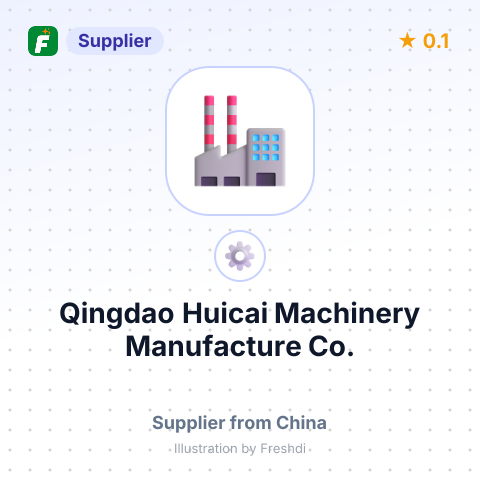 Qingdao Huicai Machinery Manufacture Co. – summary card, no photo uploaded yet