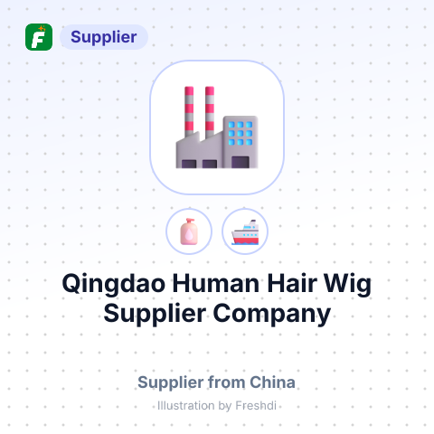 Qingdao Human Hair Wig Supplier Company – summary card, no photo uploaded yet