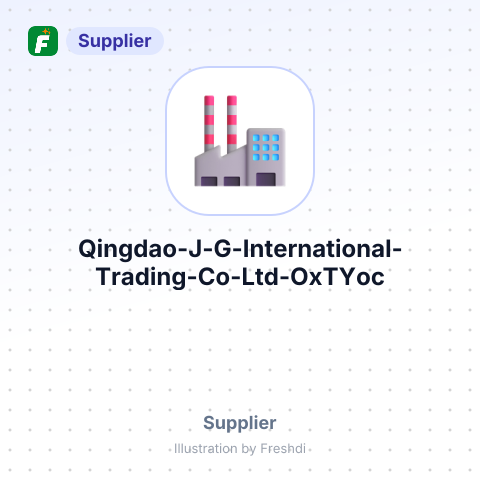 Qingdao J&G International Trading Co.,Ltd – summary card, no photo uploaded yet