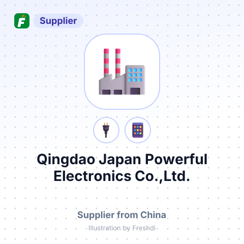 Qingdao Japan Powerful Electronics Co.,Ltd. – summary card, no photo uploaded yet
