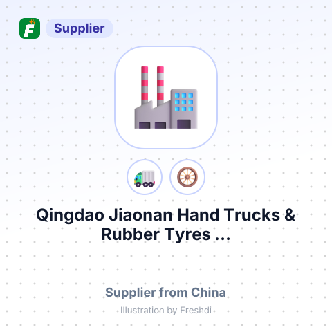 Qingdao Jiaonan Hand Trucks & Rubber Tyres ... – summary card, no photo uploaded yet