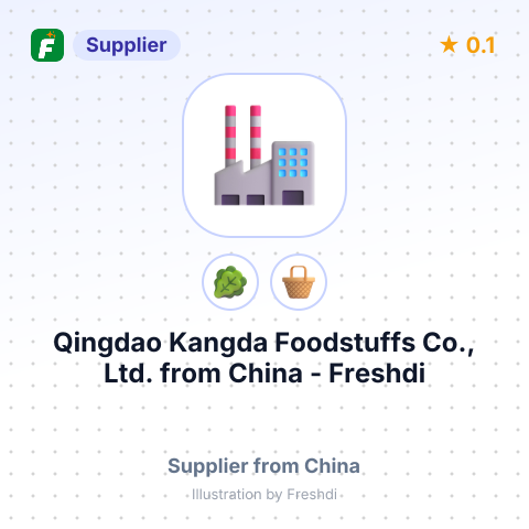 Qingdao Kangda Foodstuffs Co., Ltd.  – summary card, no photo uploaded yet