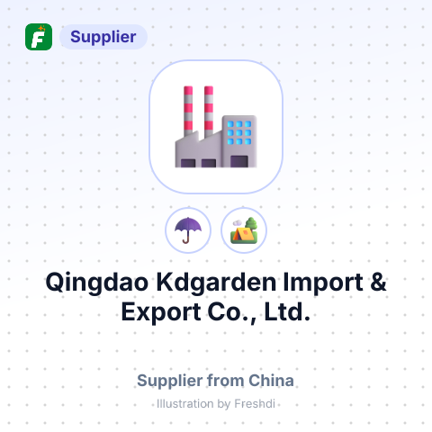 Qingdao Kdgarden Import & Export Co., Ltd. – summary card, no photo uploaded yet
